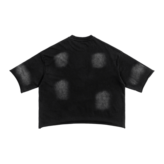 Unisex Raw Edge T-Shirt Smoke A Lisa