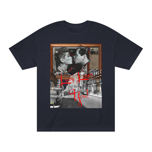 Vintage Sitcom Couple Graphic Tee - Retro TV Streetwear Print (Bachi)