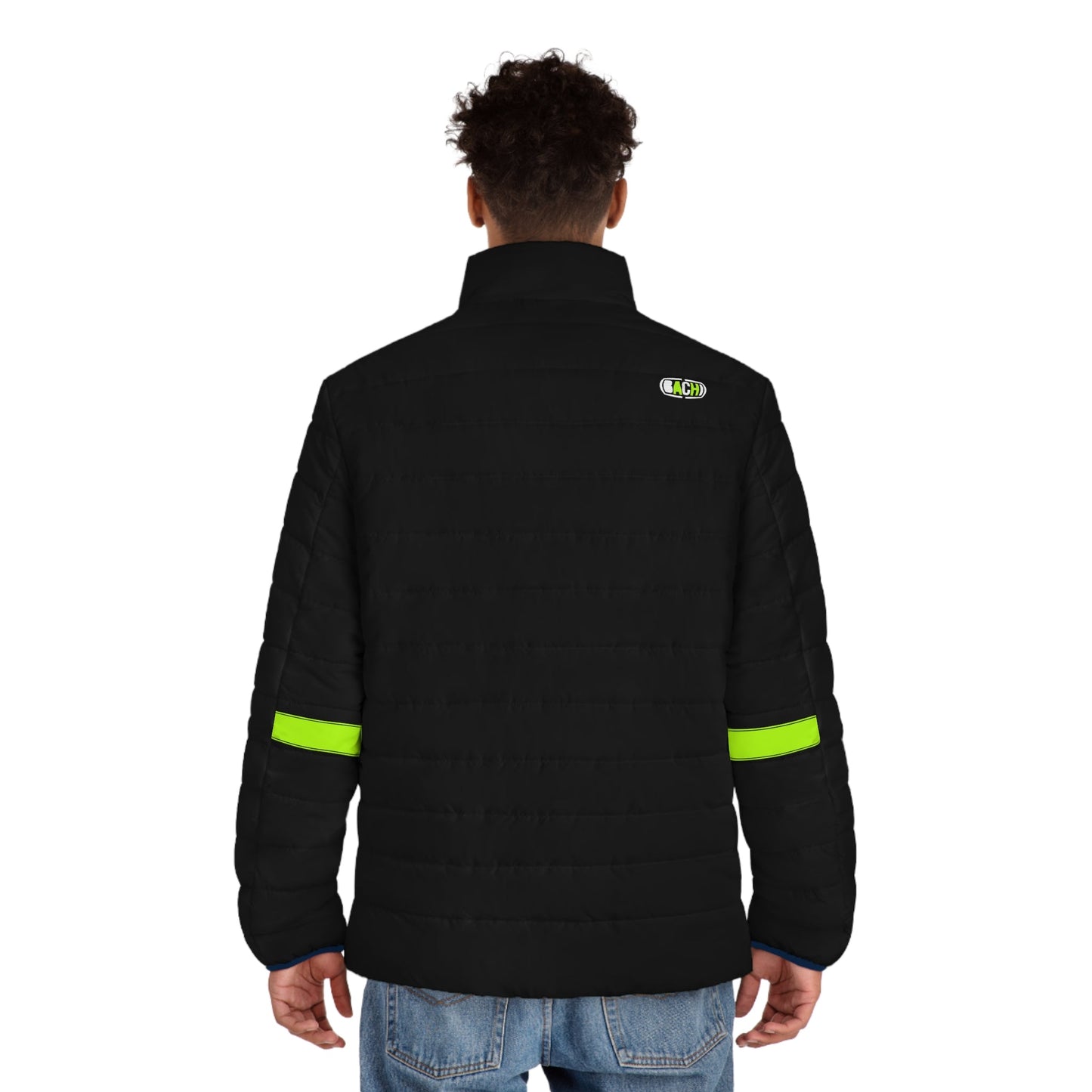 Men's Puffer Jacket Bachi 2 Stripe Printify