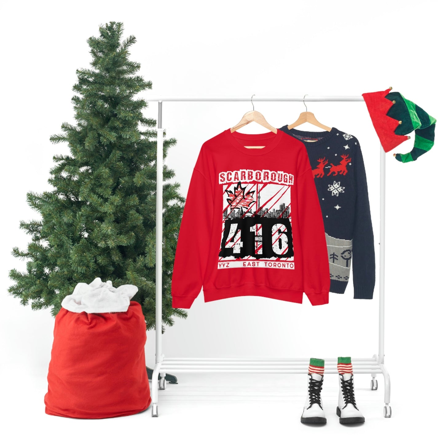 Unisex Sweatshirt Scarborough 416 Toronto Printify