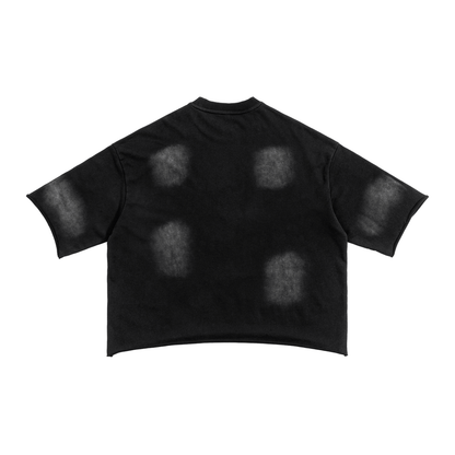 Unisex Raw Edge T-Shirt Smoke A Lisa