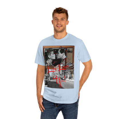Vintage Sitcom Couple Graphic Tee - Retro TV Streetwear Print (Bachi)