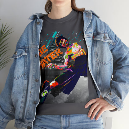 Vintage Martial Arts Graphic Tee - Kung Fu Legend Quote Print (Bachi)