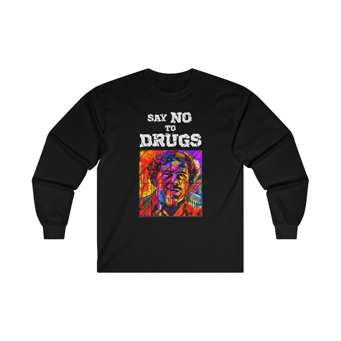 Unisex Long Sleeve T-shirt Pablo Escobar Colors Printify
