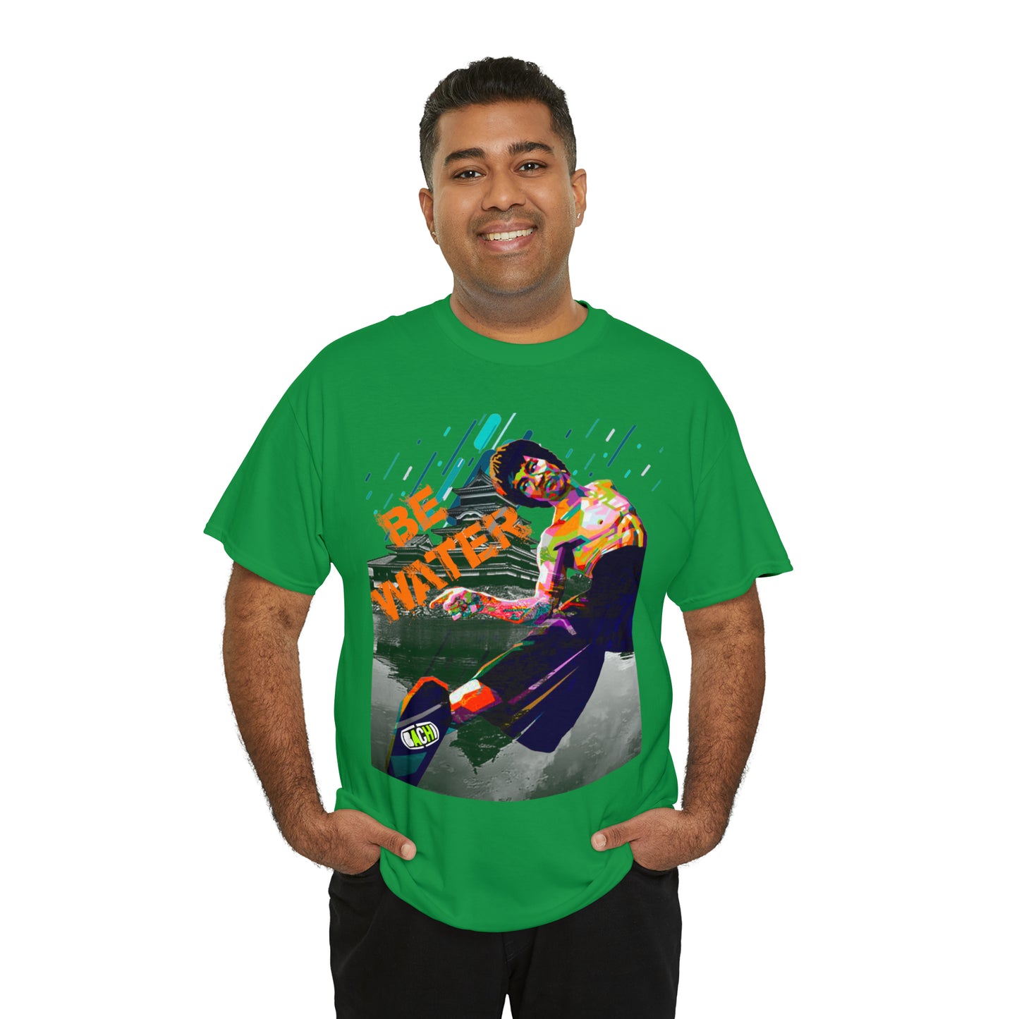 Vintage Martial Arts Graphic Tee - Kung Fu Legend Quote Print (Bachi)