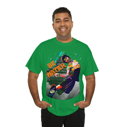 Vintage Martial Arts Graphic Tee - Kung Fu Legend Quote Print (Bachi)