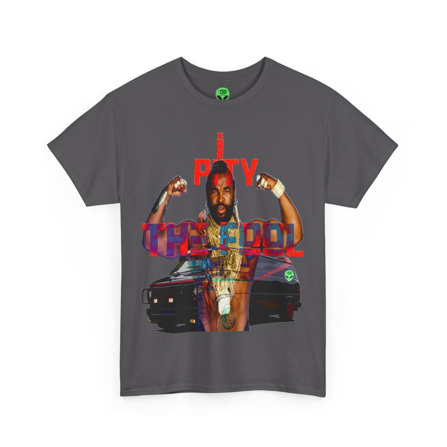 Vintage 80s TV Graphic Tee - Mohawk Icon Quote Streetwear Print (Bachi)