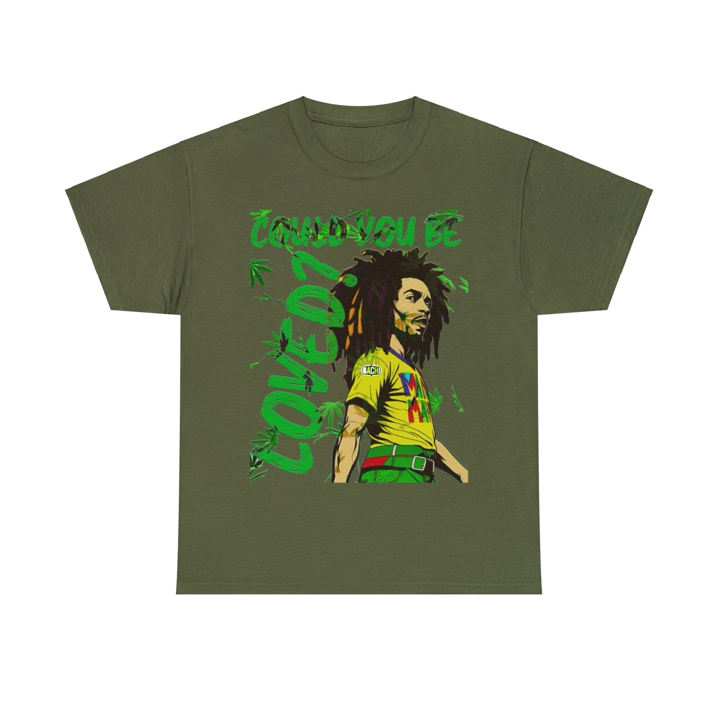 Oversized Graphic Tee - Reggae Legend Portrait Streetwear Print (Bachi)