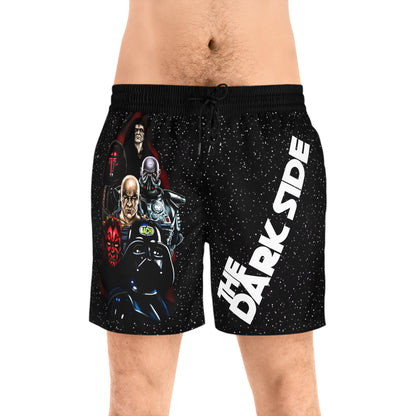 Sci-Fi Saga Graphic Swim Shorts - Dark Side Villain Streetwear Print (Bachi)