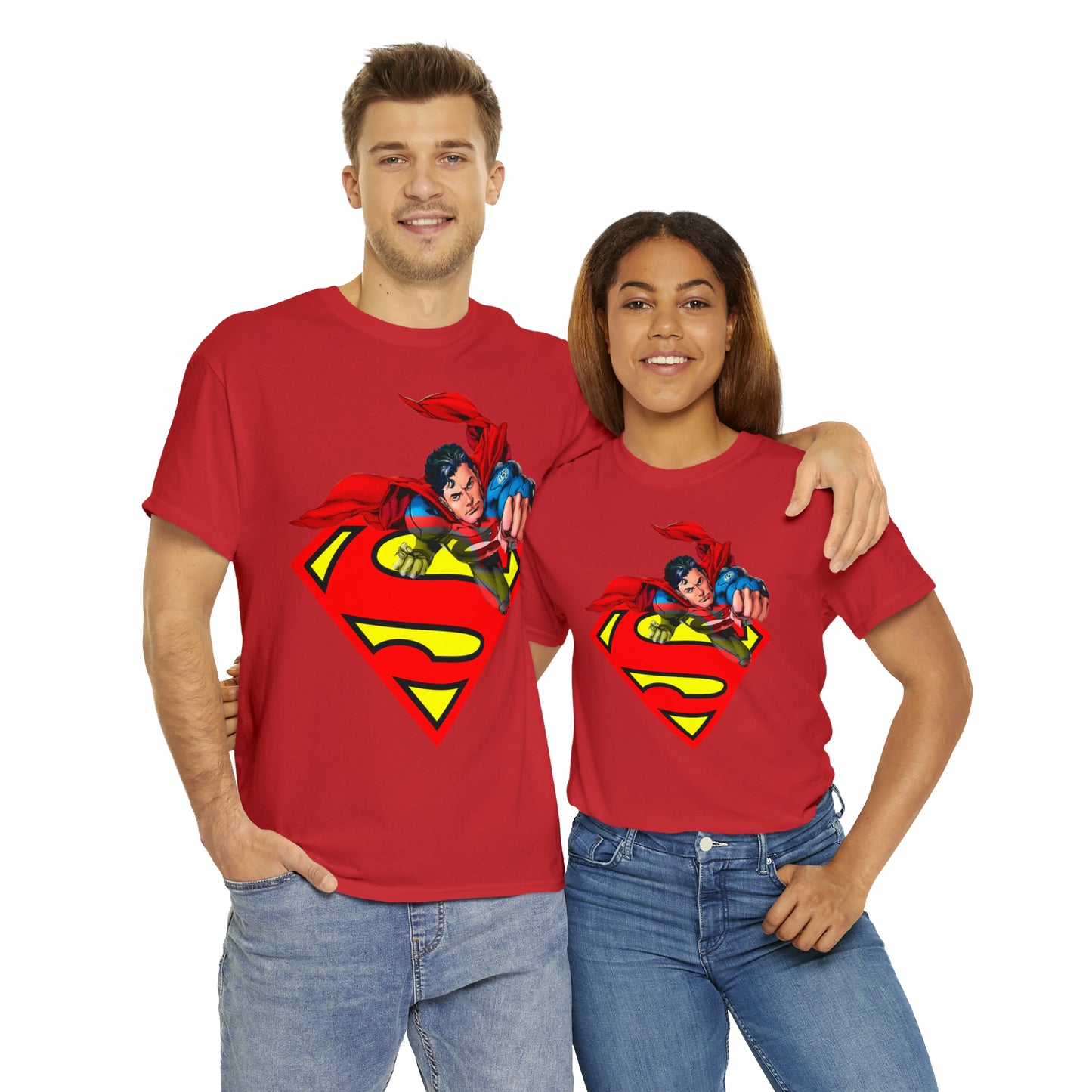 Vintage Comic Hero Graphic Tee - Cape Streetwear Print (Bachi)