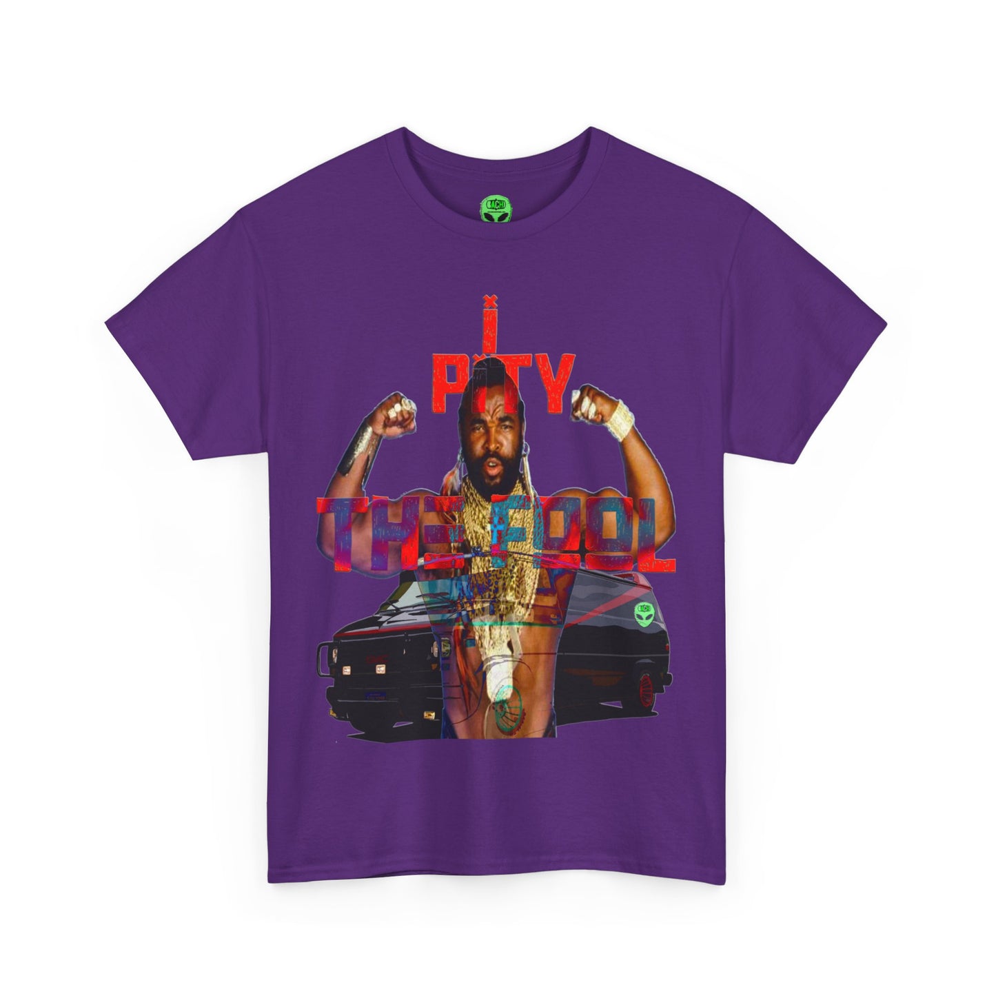 Vintage 80s TV Graphic Tee - Mohawk Icon Quote Streetwear Print (Bachi)