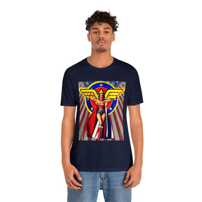 Vintage Fantasy Graphic Tee - Warrior Princess Streetwear Print (Bachi)