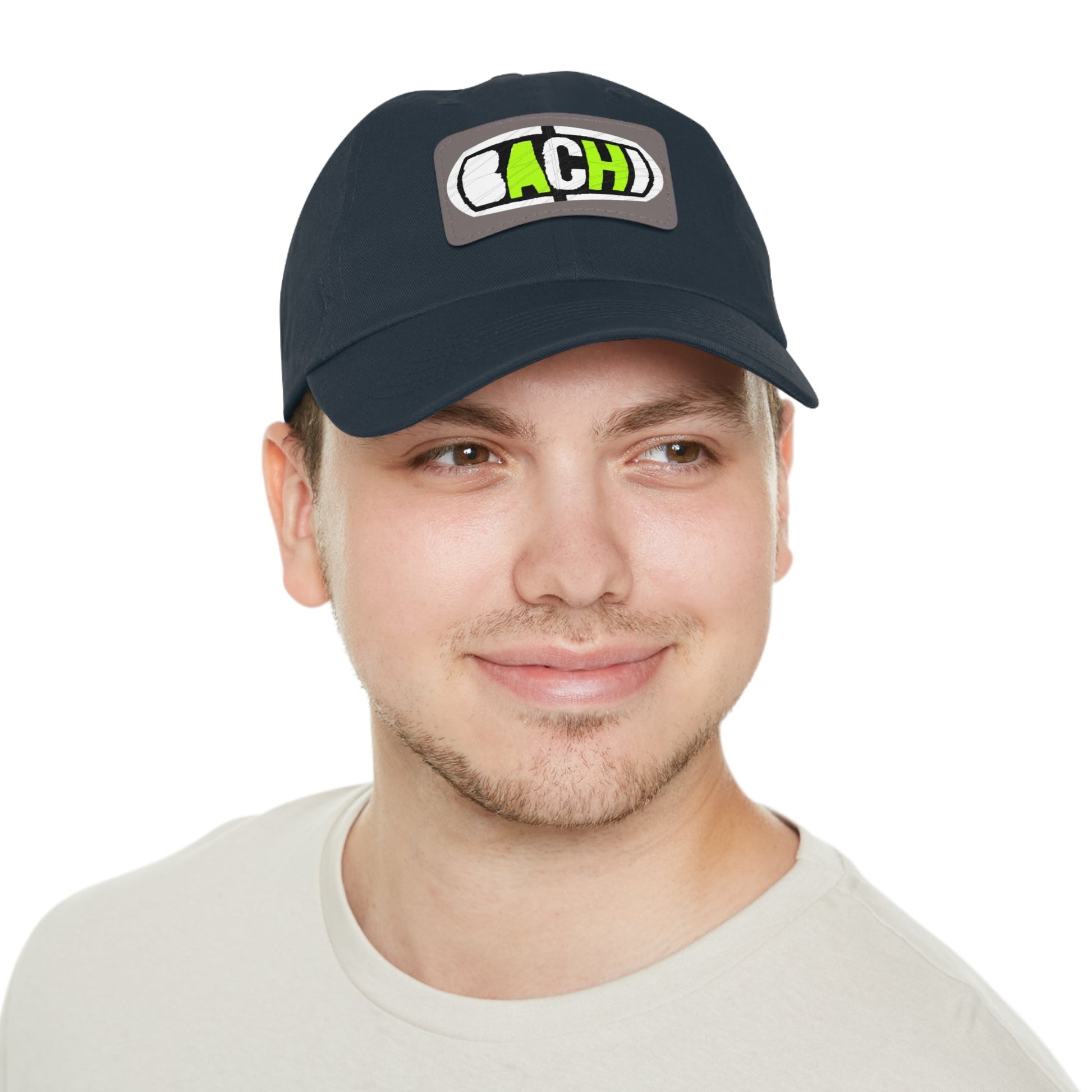 Leather Patch Hat Bachi Printify