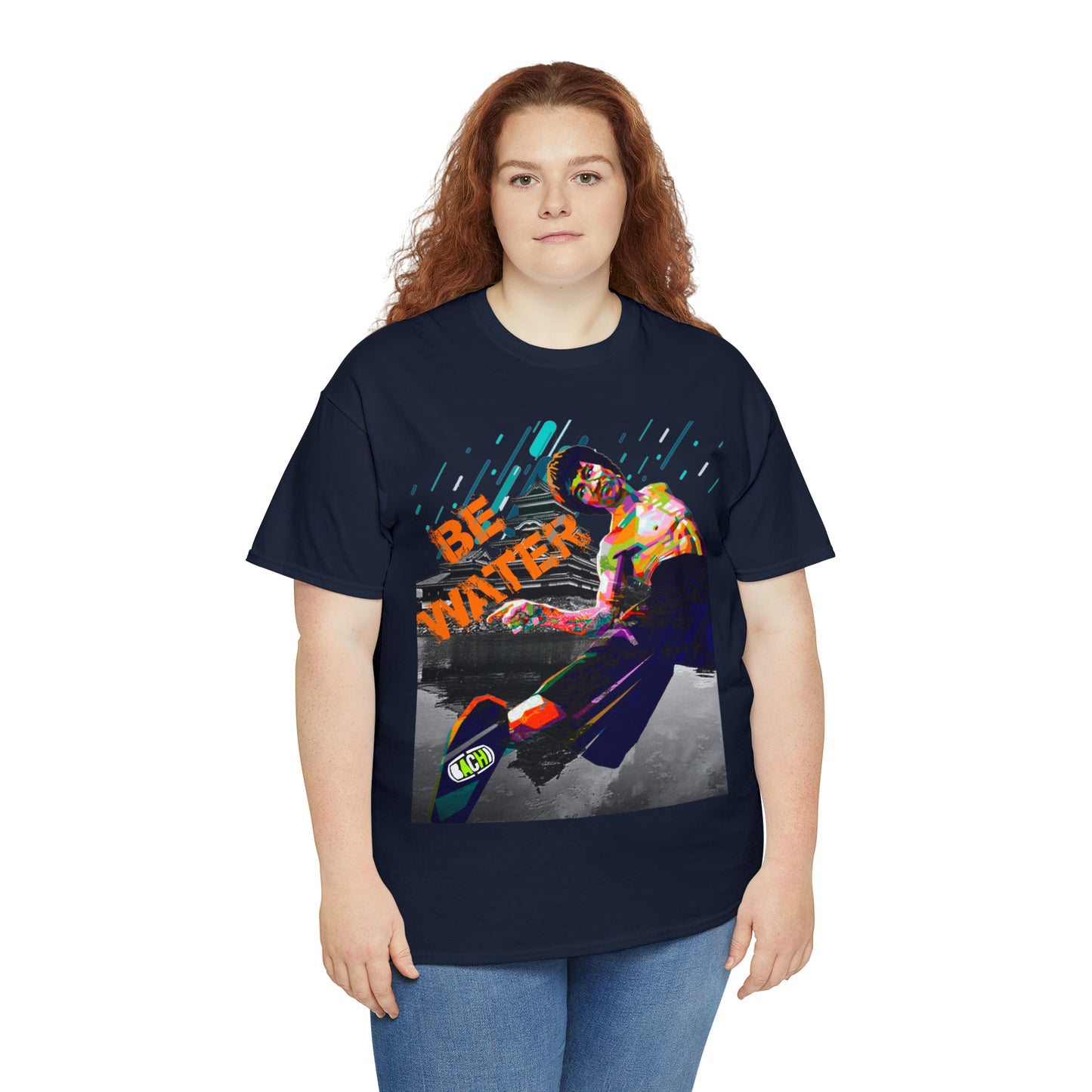 Vintage Martial Arts Graphic Tee - Kung Fu Legend Quote Print (Bachi)