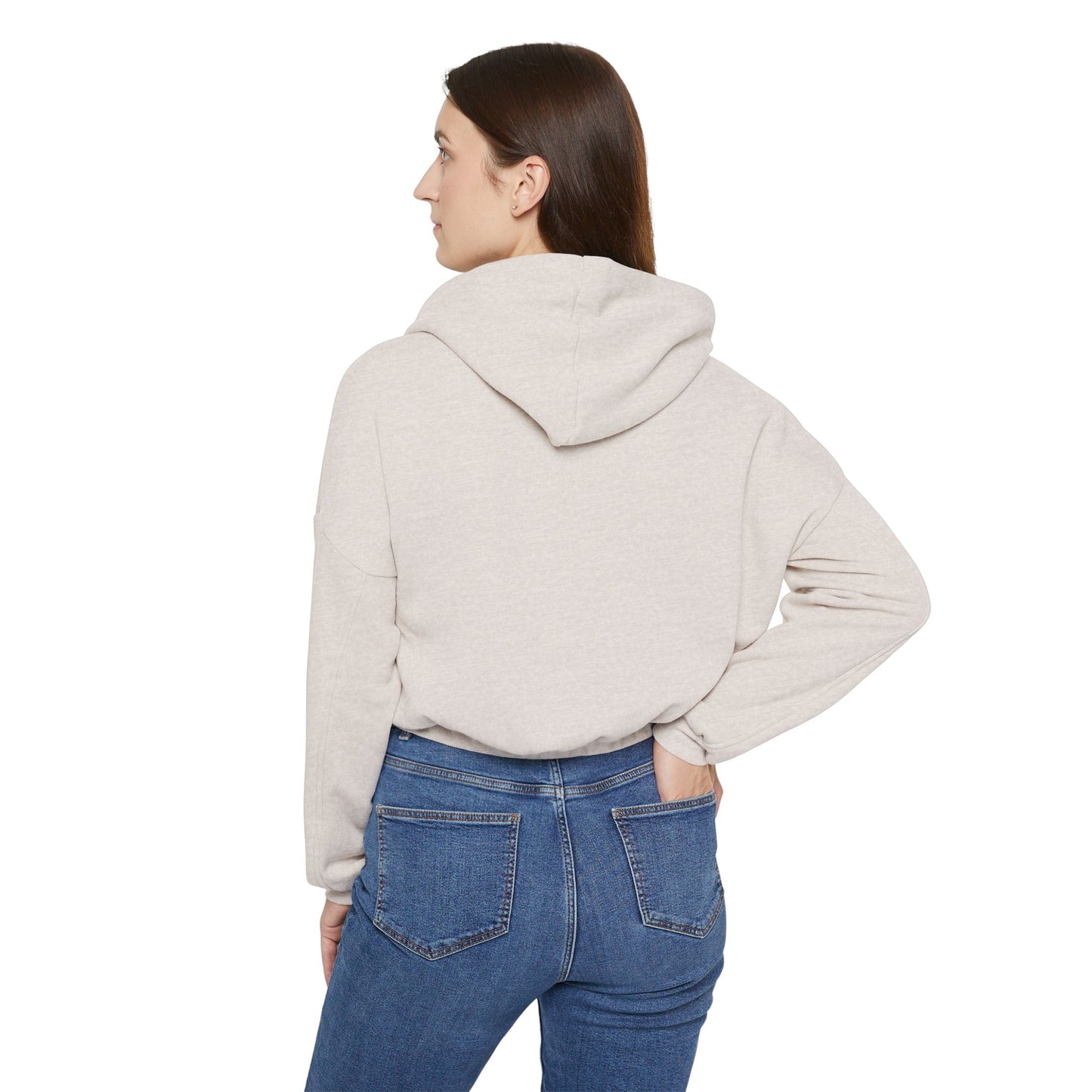 Cinched Hem Graphic Hoodie - Latin Icon Streetwear Print (Bachi)