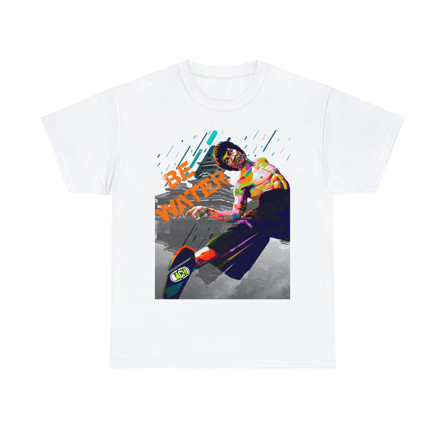 Vintage Martial Arts Graphic Tee - Kung Fu Legend Quote Print (Bachi)