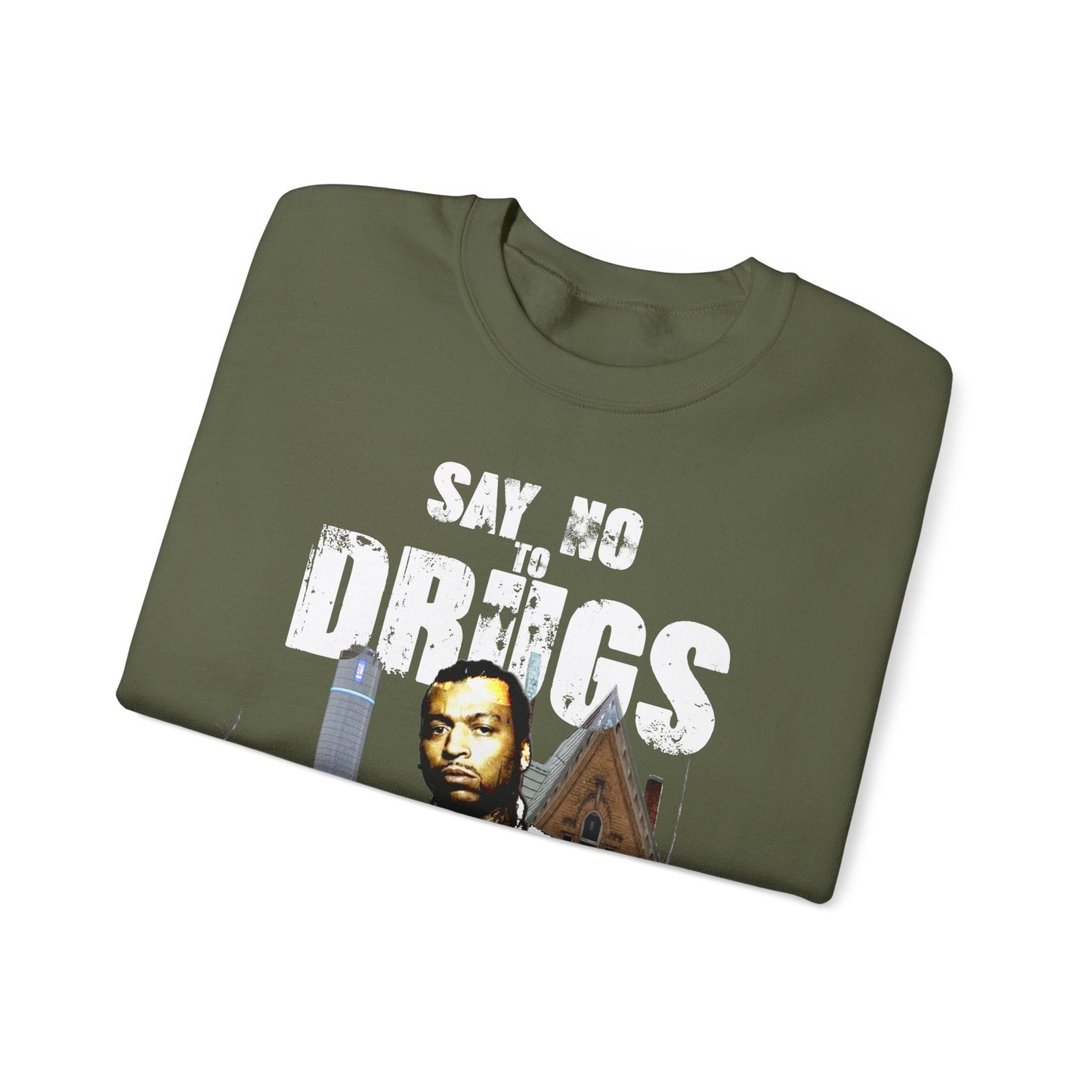 Heavyweight Streetwear Sweatshirt - Detroit Hip-Hop Legend Graphic (Bachi)