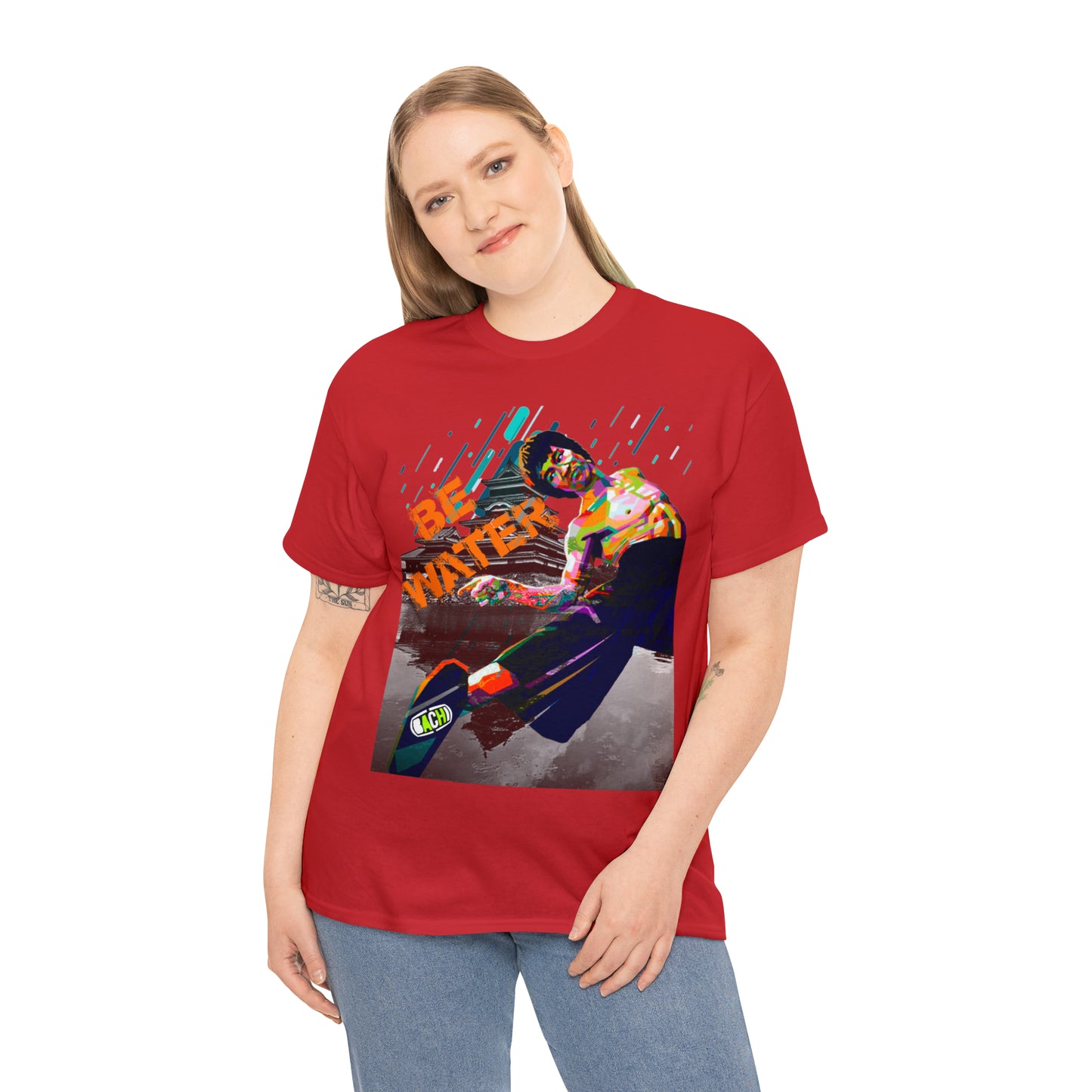 Vintage Martial Arts Graphic Tee - Kung Fu Legend Quote Print (Bachi)