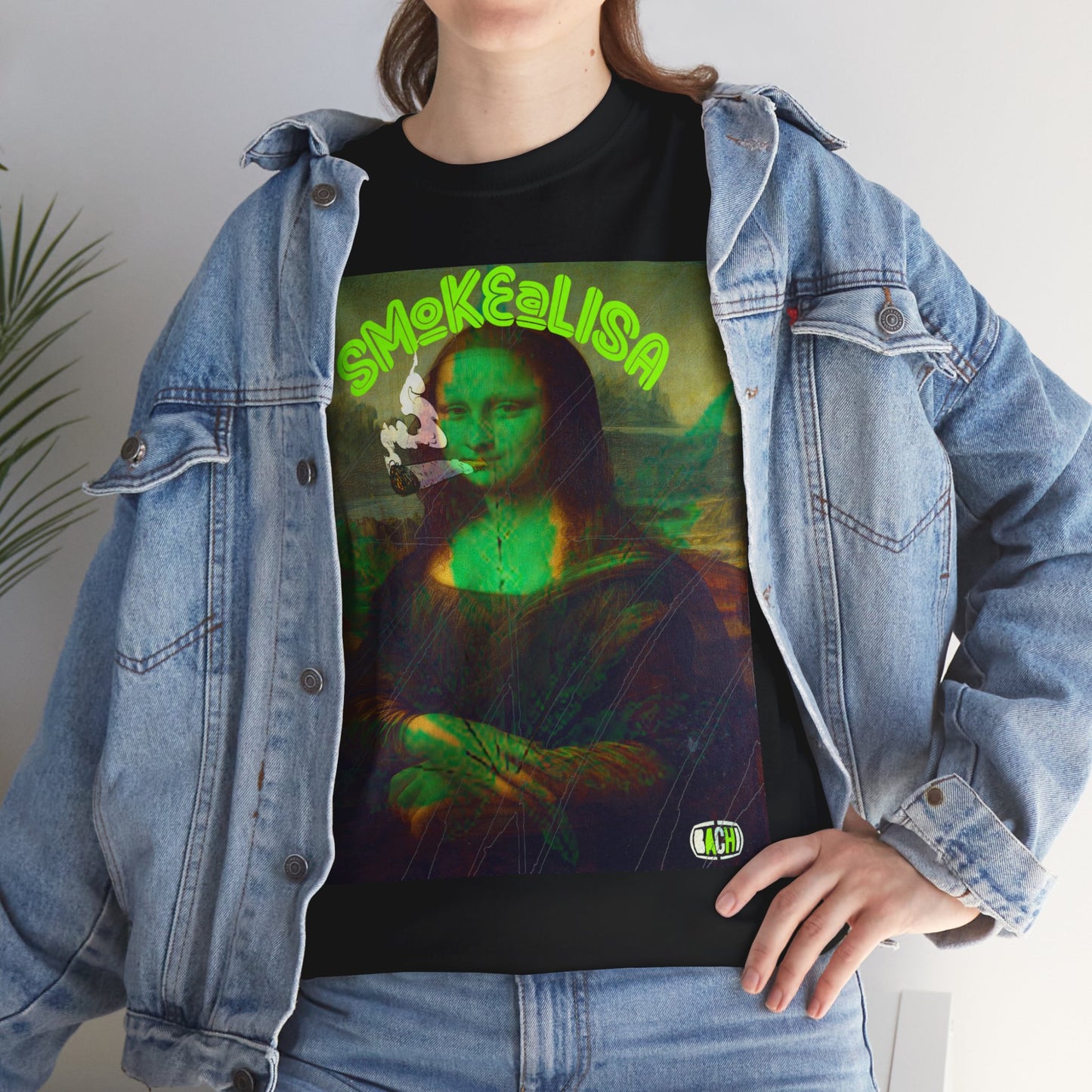 Raw Edge Pop Art Graphic Tee - Renaissance Parody Streetwear Print (Bachi)