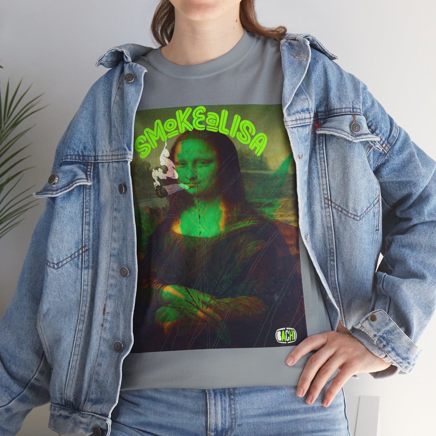 Raw Edge Pop Art Graphic Tee - Renaissance Parody Streetwear Print (Bachi)
