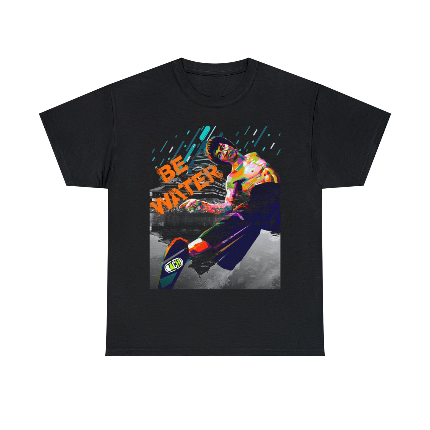 Vintage Martial Arts Graphic Tee - Kung Fu Legend Quote Print (Bachi)