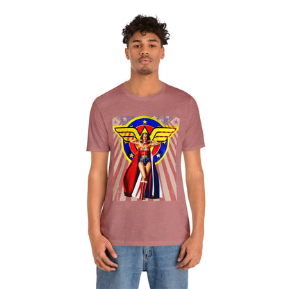 Vintage Fantasy Graphic Tee - Warrior Princess Streetwear Print (Bachi)