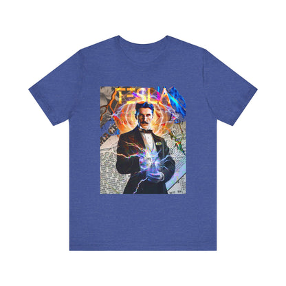 Vintage Science Icon Graphic Tee - Inventor Portrait Streetwear Print (Bachi)