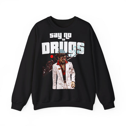 Oversized Graphic Crewneck - Cult Cinema Palm Trees Streetwear (Bachi)