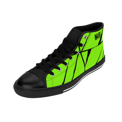 Men's High-top Sneakers Bachi Green Square
