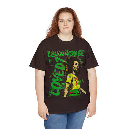 Oversized Graphic Tee - Reggae Legend Portrait Streetwear Print (Bachi)