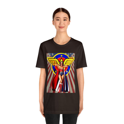 Vintage Fantasy Graphic Tee - Warrior Princess Streetwear Print (Bachi)
