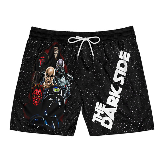 Sci-Fi Saga Graphic Swim Shorts - Dark Side Villain Streetwear Print (Bachi)
