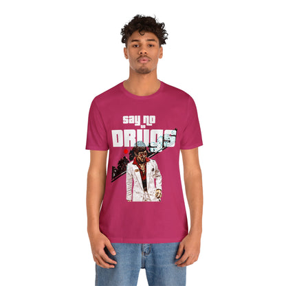 Vintage Graphic Tee - Cult Cinema White Jacket Portrait Print (Bachi)