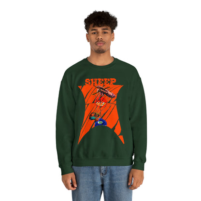 Unisex Sweatshirt Sheep And Puppet