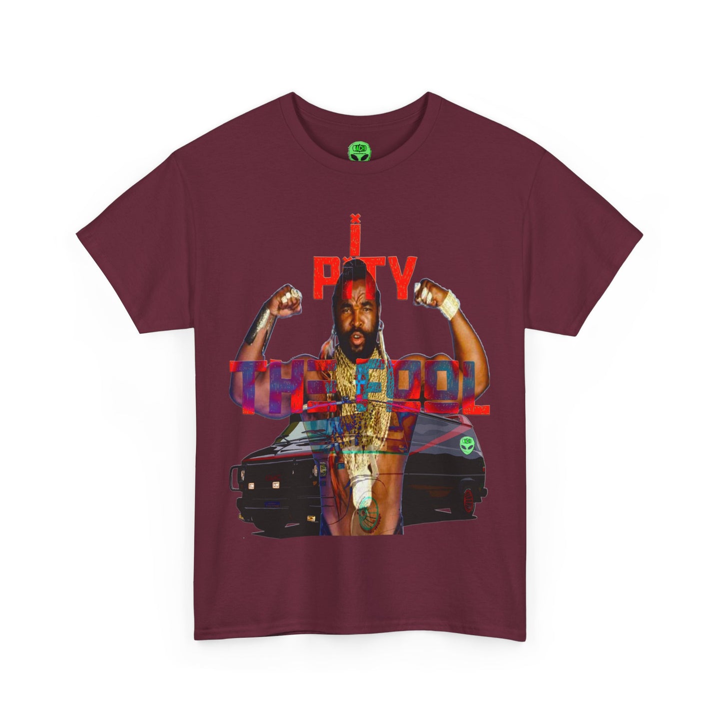 Vintage 80s TV Graphic Tee - Mohawk Icon Quote Streetwear Print (Bachi)