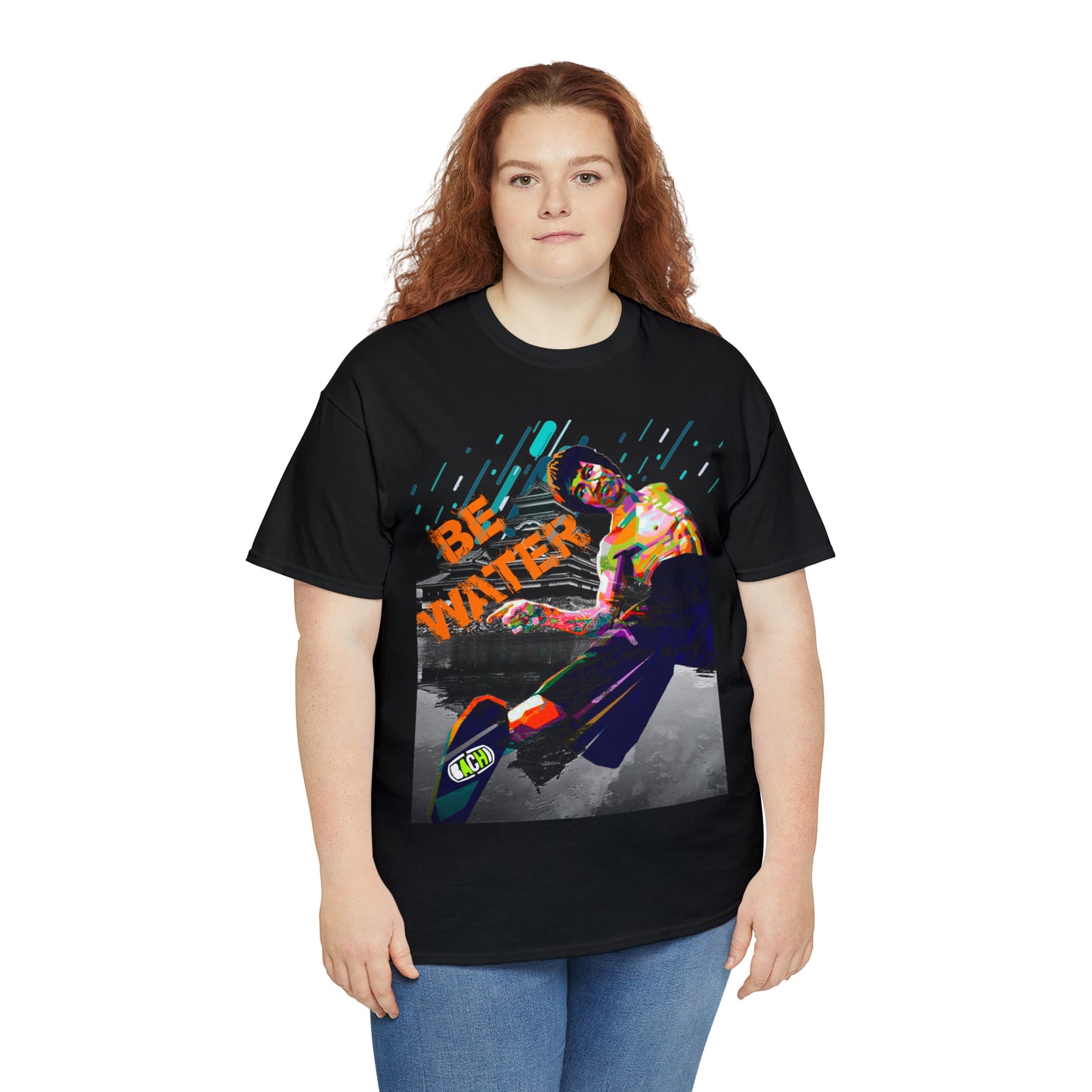 Vintage Martial Arts Graphic Tee - Kung Fu Legend Quote Print (Bachi)