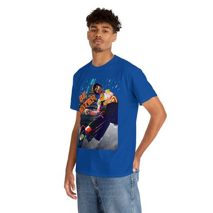Vintage Martial Arts Graphic Tee - Kung Fu Legend Quote Print (Bachi)