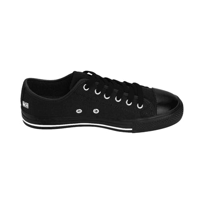 Mens Low cut Sneakers Orange and Black Drippers