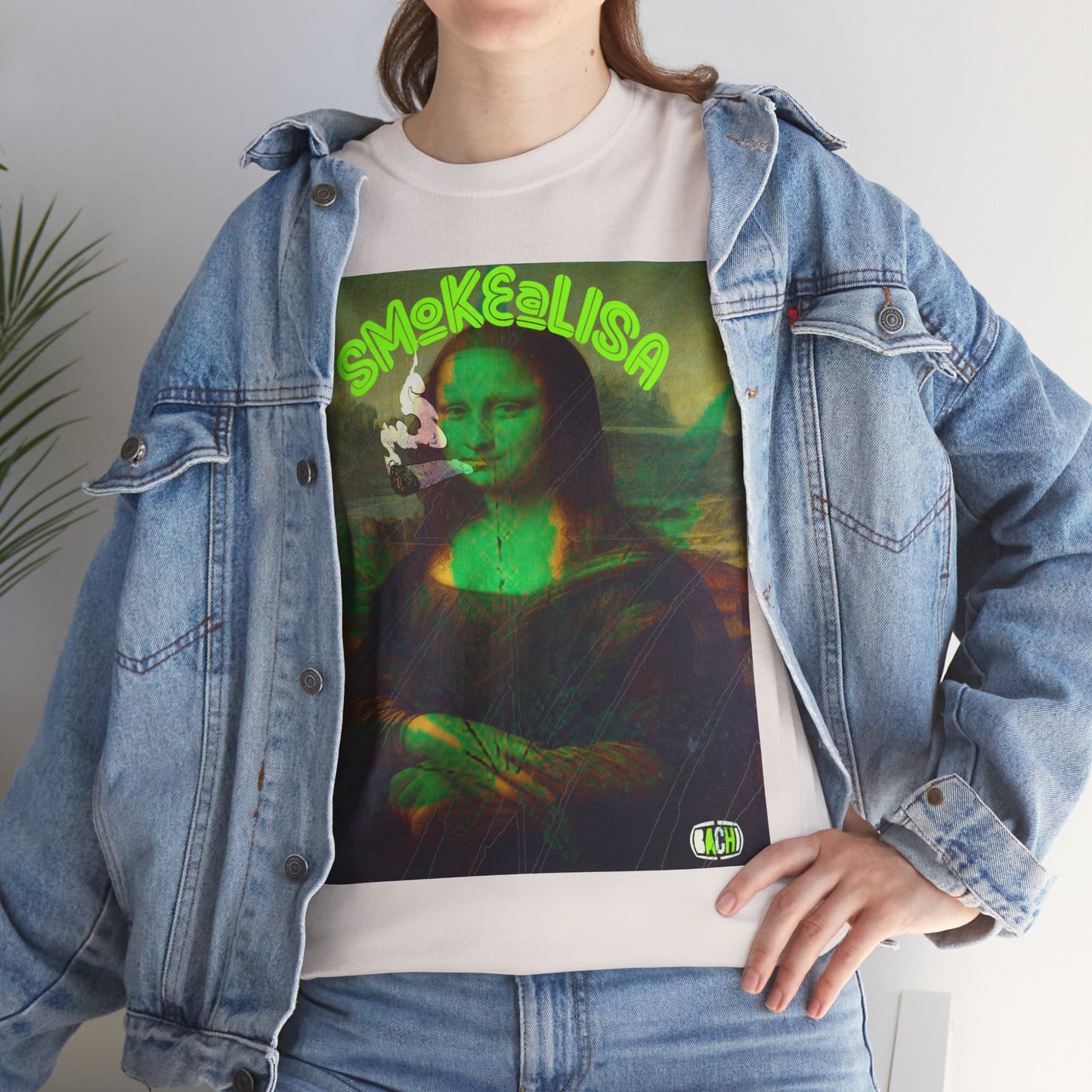 Raw Edge Pop Art Graphic Tee - Renaissance Parody Streetwear Print (Bachi)