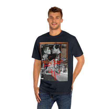 Vintage Sitcom Couple Graphic Tee - Retro TV Streetwear Print (Bachi)