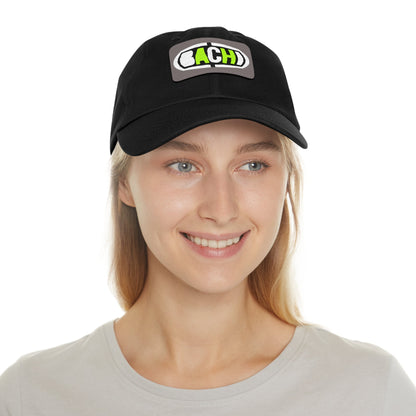 Leather Patch Hat Bachi Printify