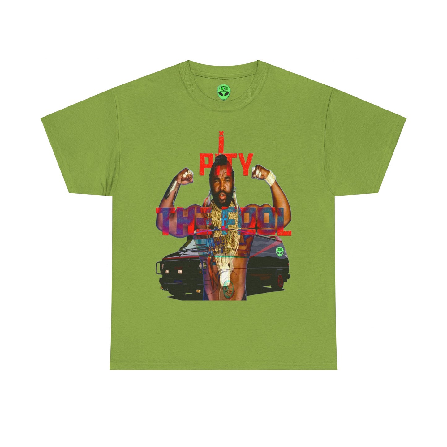 Vintage 80s TV Graphic Tee - Mohawk Icon Quote Streetwear Print (Bachi)