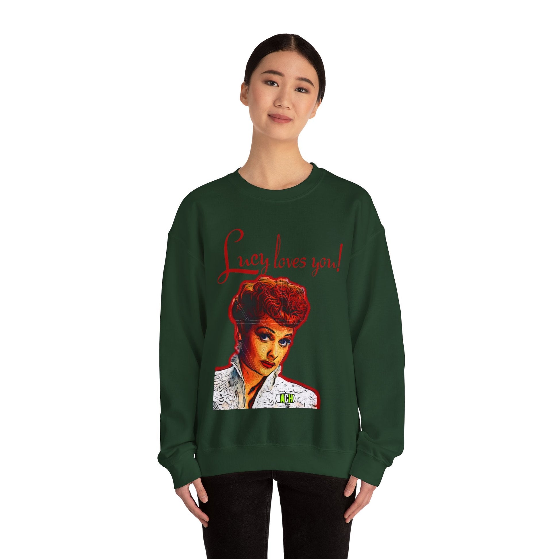 Unisex Sweatshirt Lucy Loves You Printify