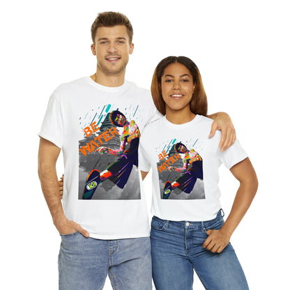Vintage Martial Arts Graphic Tee - Kung Fu Legend Quote Print (Bachi)