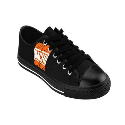 Mens Low cut Sneakers Orange and Black Drippers