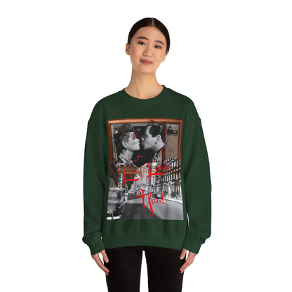 Vintage Sitcom Couple Graphic Sweatshirt - Retro TV Streetwear Print (Bachi)
