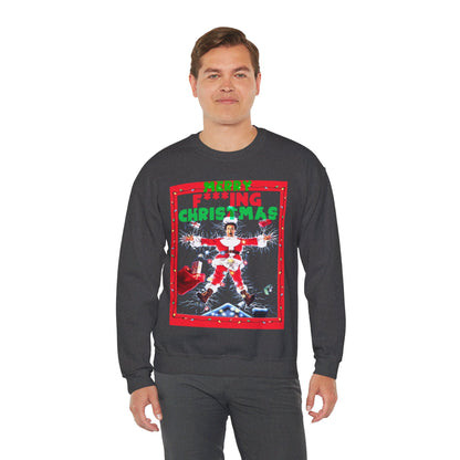 Vintage Holiday Graphic Sweatshirt - 80s Comedy Cinema Print (Bachi)