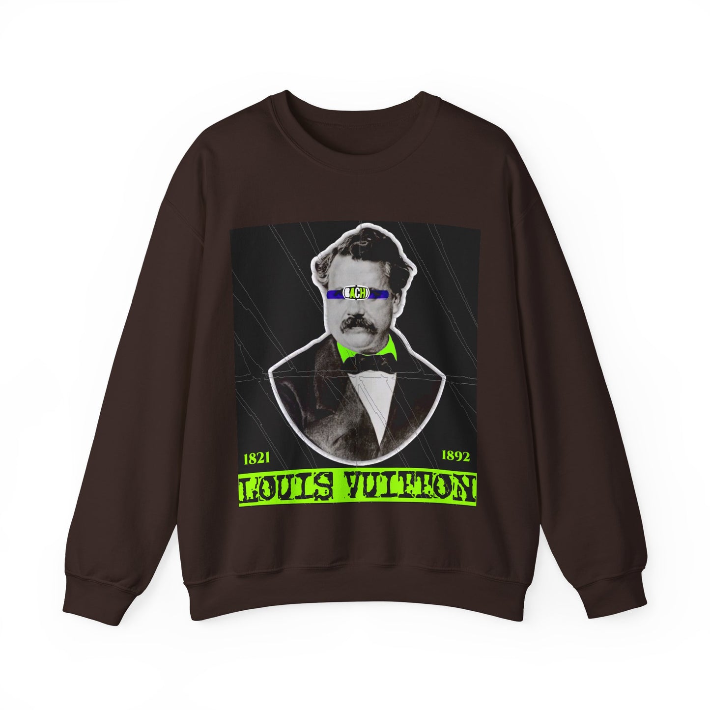 Heavyweight Monogram Print Sweatshirt - Luxury Tribute Streetwear (Bachi)