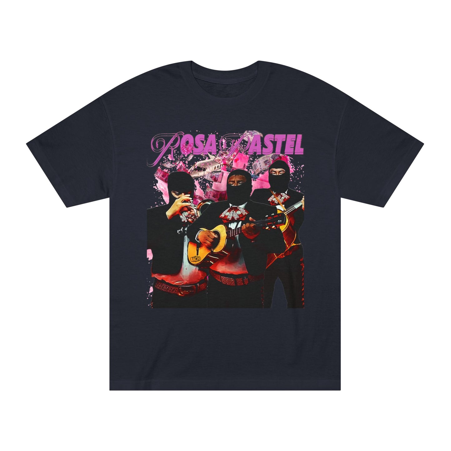 Unisex T-shirt Rosa Pastel Peso Pluma