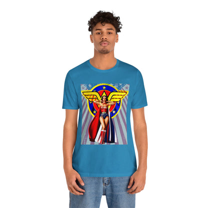 Vintage Fantasy Graphic Tee - Warrior Princess Streetwear Print (Bachi)